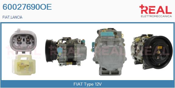 Compressor, air conditioning (60027690OE)