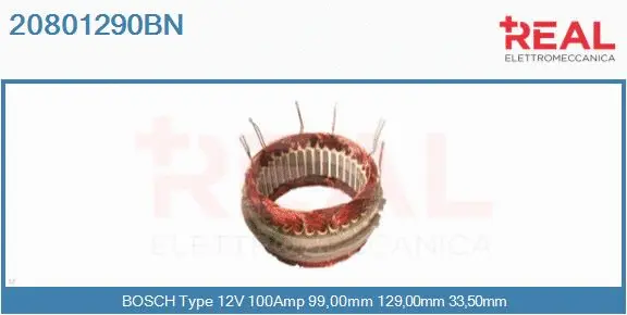 Stator, alternator (20801290BN)
