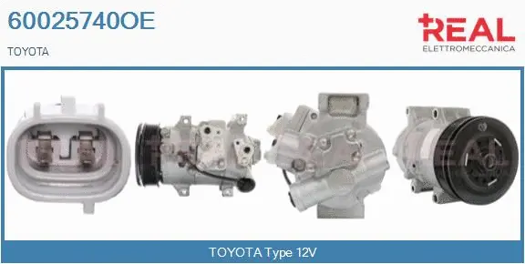 Compressor, air conditioning (60025740OE)
