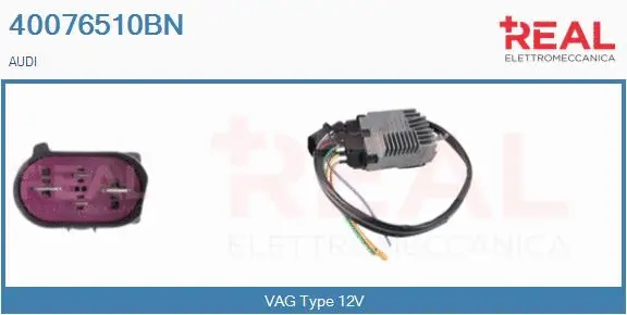 Series resistor, electric motor (radiator fan) (40076510BN)