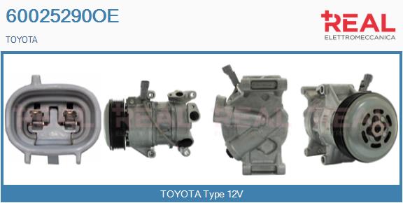 Compressor, air conditioning (60025290OE)