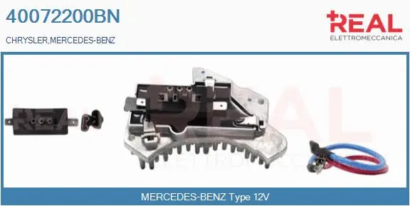 Resistor, interior blower (40072200BN)