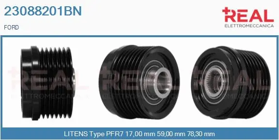 Belt Pulley, alternator (23088201BN)
