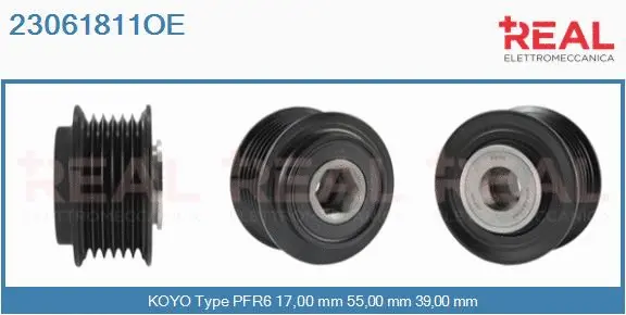 Belt Pulley, alternator (23061811OE)