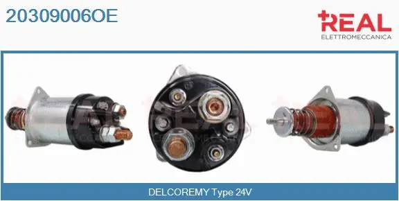 Solenoid Switch, starter (20309006OE)