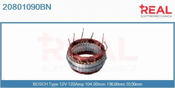 Stator, alternator (20801090BN)
