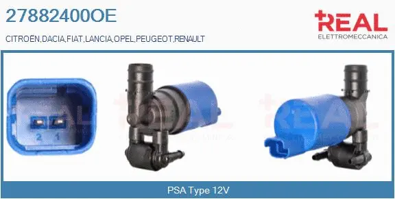 Washer Fluid Pump, window cleaning (27882400OE)