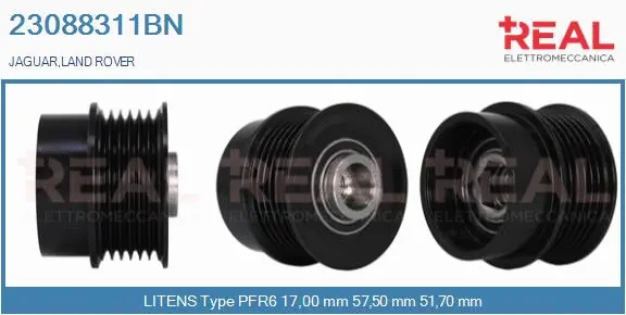 Belt Pulley, alternator (23088311BN)