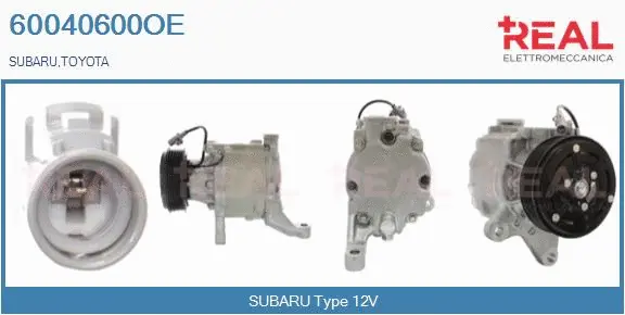 Compressor, air conditioning (60040600OE)