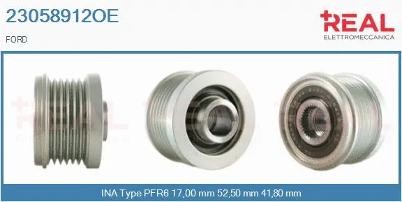 Belt Pulley, alternator (23058912OE)