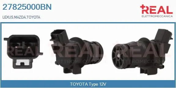 Washer Fluid Pump, window cleaning (27825000BN)