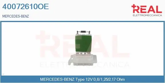 Resistor, interior blower (40072610OE)