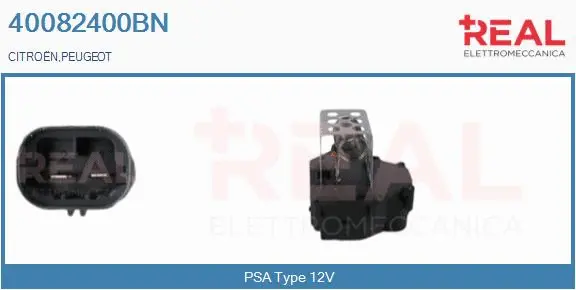 Series resistor, electric motor (radiator fan) (40082400BN)
