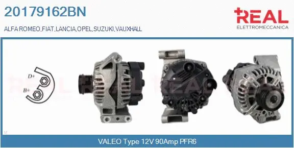 Alternator (20179162BN)