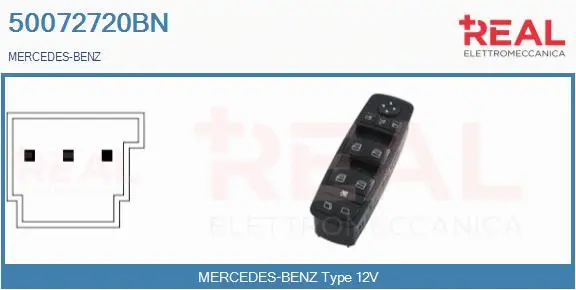 Switch, window regulator (50072720BN)