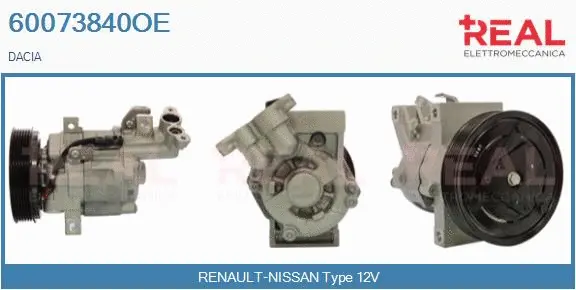 Compressor, air conditioning (60073840OE)
