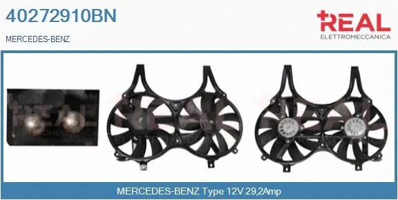 Electric Motor, radiator fan (40272910BN)