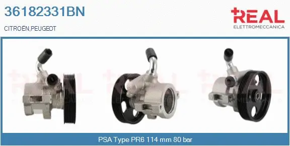 Hydraulic Pump, steering (36182331BN)
