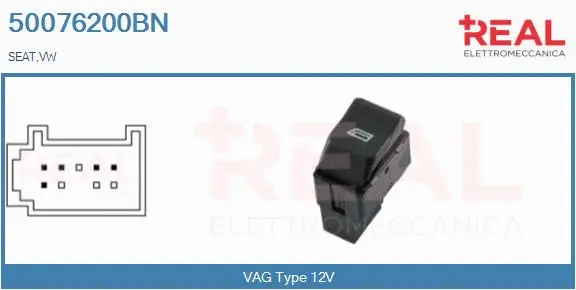 Switch, window regulator (50076200BN)