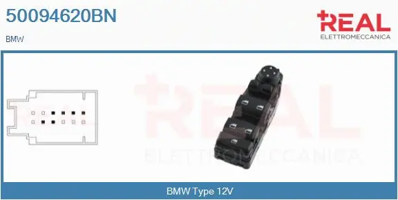 Switch, window regulator (50094620BN)