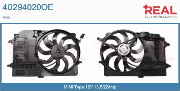 Electric Motor, radiator fan (40294020OE)