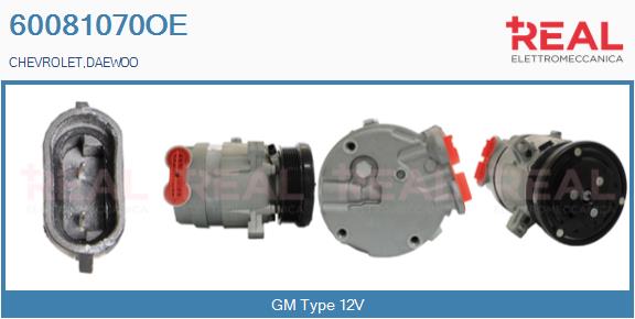 Compressor, air conditioning (60081070OE)