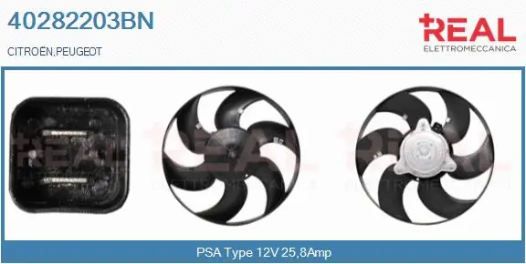 Fan, engine cooling (40282203BN)