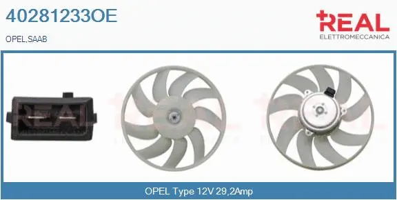 Fan, engine cooling (40281233OE)