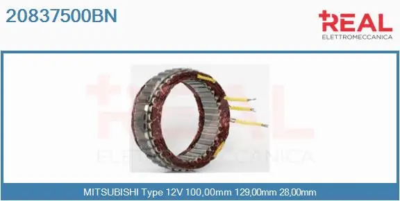 Stator, alternator (20837500BN)