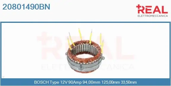 Stator, alternator (20801490BN)