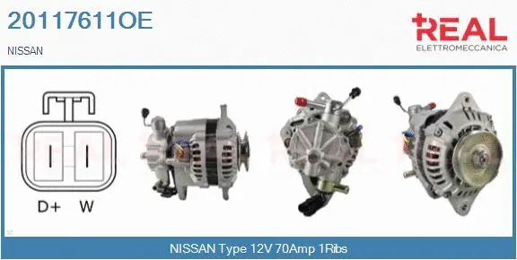 Alternator (20117611OE)