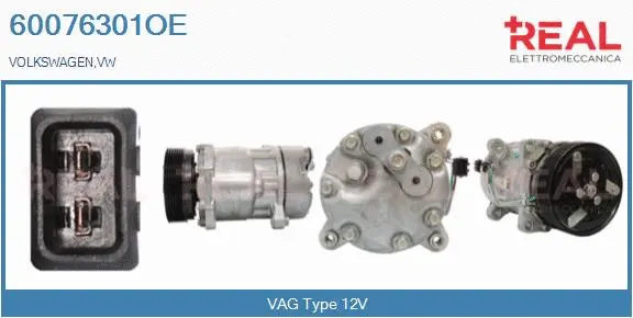 Compressor, air conditioning (60076301OE)