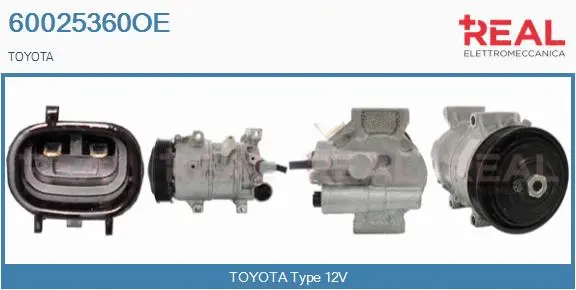 Compressor, air conditioning (60025360OE)