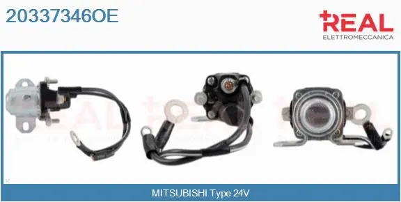 Solenoid Switch, starter (20337346OE)