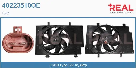 Electric Motor, radiator fan (40223510OE)