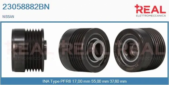 Belt Pulley, alternator (23058882BN)