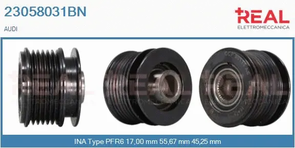 Belt Pulley, alternator (23058031BN)