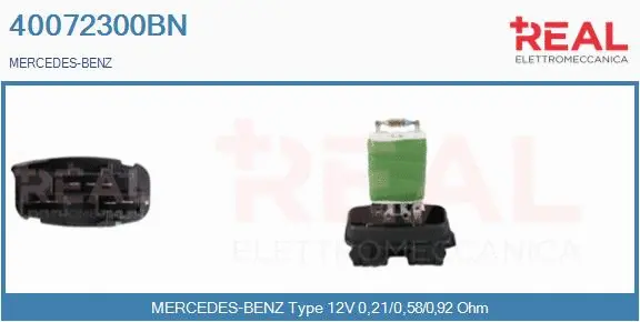 Resistor, interior blower (40072300BN)