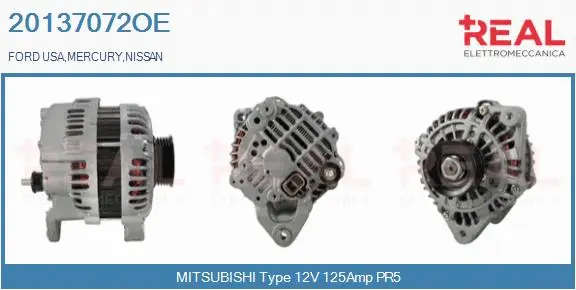 Alternator (20137072OE)