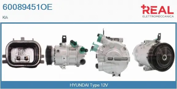 Compressor, air conditioning (60089451OE)