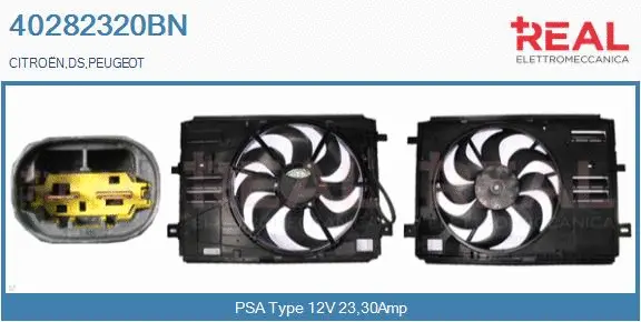 Electric Motor, radiator fan (40282320BN)