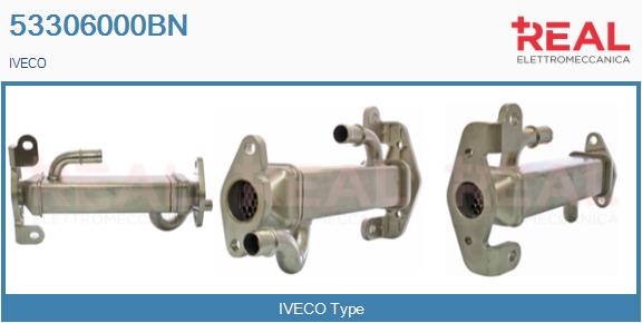 Cooler, exhaust gas recirculation (53306000BN)