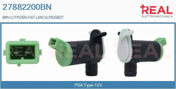 Washer Fluid Pump, window cleaning (27882200BN)