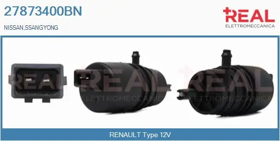 Washer Fluid Pump, window cleaning (27873400BN)