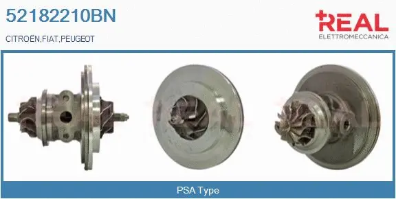 Core assembly, turbocharger (52182210BN)