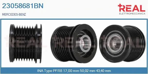 Belt Pulley, alternator (23058681BN)