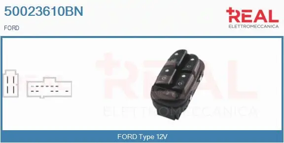 Switch, window regulator (50023610BN)