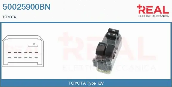 Switch, window regulator (50025900BN)
