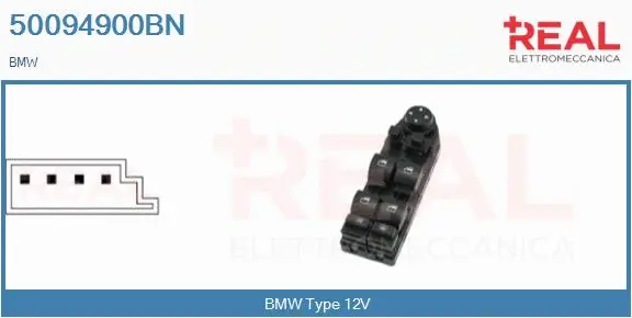 Switch, window regulator (50094900BN)