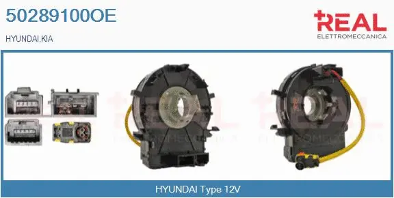 Clockspring, airbag (50289100OE)